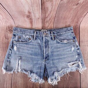 Agolde Womens Size 30 Distressed Parker Vintage Cut Off Short in Swapmeet